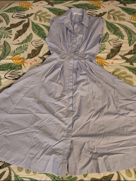 Astr Dresses & Skirts - Astr the Label Light Blue Maxi Shirt Dress